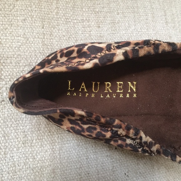RALPH LAUREN New! Leopard Print Ballet Flats - Picture 2 of 6